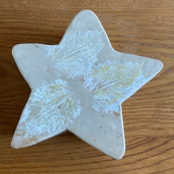 VTG Hand Carved Star Soapstone Trinket Box, Genuine Besmo Kenya, EUC - Picture 5 of 5